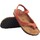 Chaussures Femme Multisport Interbios Sandale dame INTER BIOS 7164 tuile Rouge