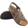 Chaussures Femme Multisport Interbios Sandale femme INTER BIOS 7203 taupe Marron