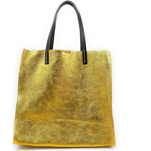 Oh My Bag Lea SILVER Jaune, Philipp Plein logo-embossed leather tote bag  Lea - Sacs Sacs Sustainableé épaule Femme 59 - 90 €