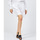 Vêtements Femme Shorts / Bermudas BOSS Short en lin avec boutons et zip Blanc