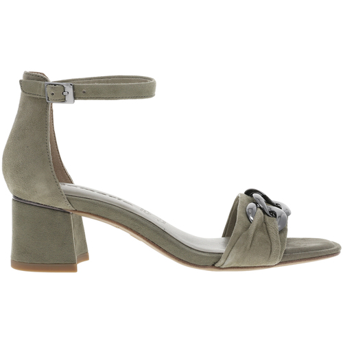 Tamaris Nu-pieds talon bloc Kaki - Chaussures Sandale Femme 79,95 €