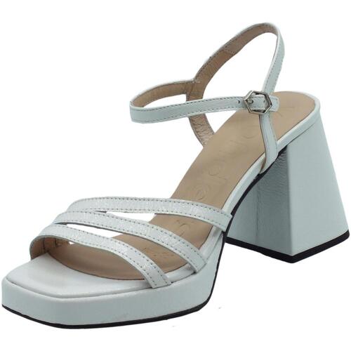 Chaussures Femme Sandales et Nu-pieds Wonders M-5303 Lack Blanc