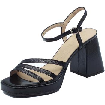 Chaussures Femme Sandales et Nu-pieds Wonders M-5303 Lack Noir