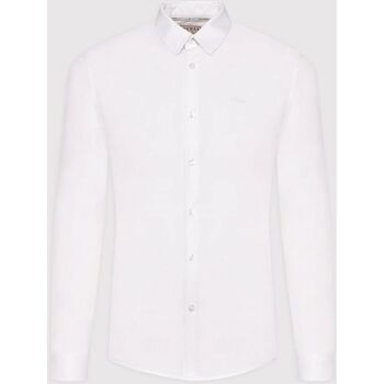 Vêtements Homme Chemises manches longues Guess P2127 M1YH20 W7ZK1-G011 PURE WHITE Blanc