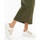 Chaussures Femme Ton sur ton Baskets éclair Marilou blanc et or à scratchs blanc or