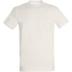 Vêtements Homme T-shirts manches courtes Sols 11500 Blanc
