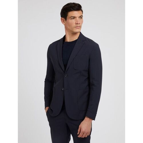 Vêtements Homme Vestes Guess M2YN24 WF90W0 MYRON-G7V2 SMART BLUE Bleu
