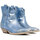 Chaussures Femme Bottes Just Juice Shoes F739K22-CRACK-CELESTE Bleu