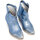 Chaussures Femme Bottes Just Juice Shoes F739K22-CRACK-CELESTE Bleu