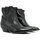 Chaussures Femme Bottes Just Juice Shoes F739K22-TEXANO-NERO Noir
