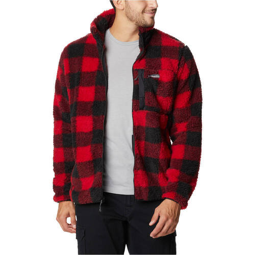 Vêtements Homme Sweats Columbia Winter Pass Print Fleece Full Zip Rouge