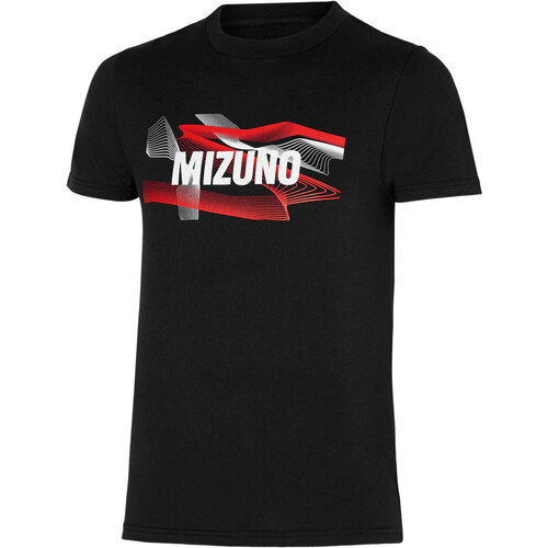 Vêtements Homme Chemises manches courtes Mizuno Cinza Graphic Tee Noir
