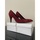 Chaussures Femme Escarpins Soft Grey Escarpins daim rouge foncé Rouge