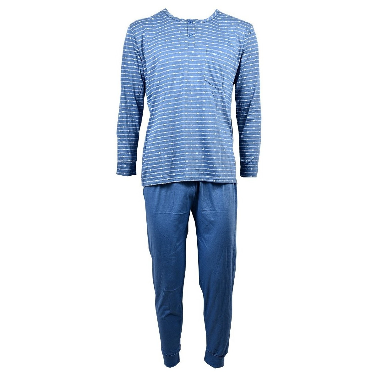 Vêtements Homme Pyjamas / Chemises de nuit Ozabi Pyjama Homme Long Eco Multicolore