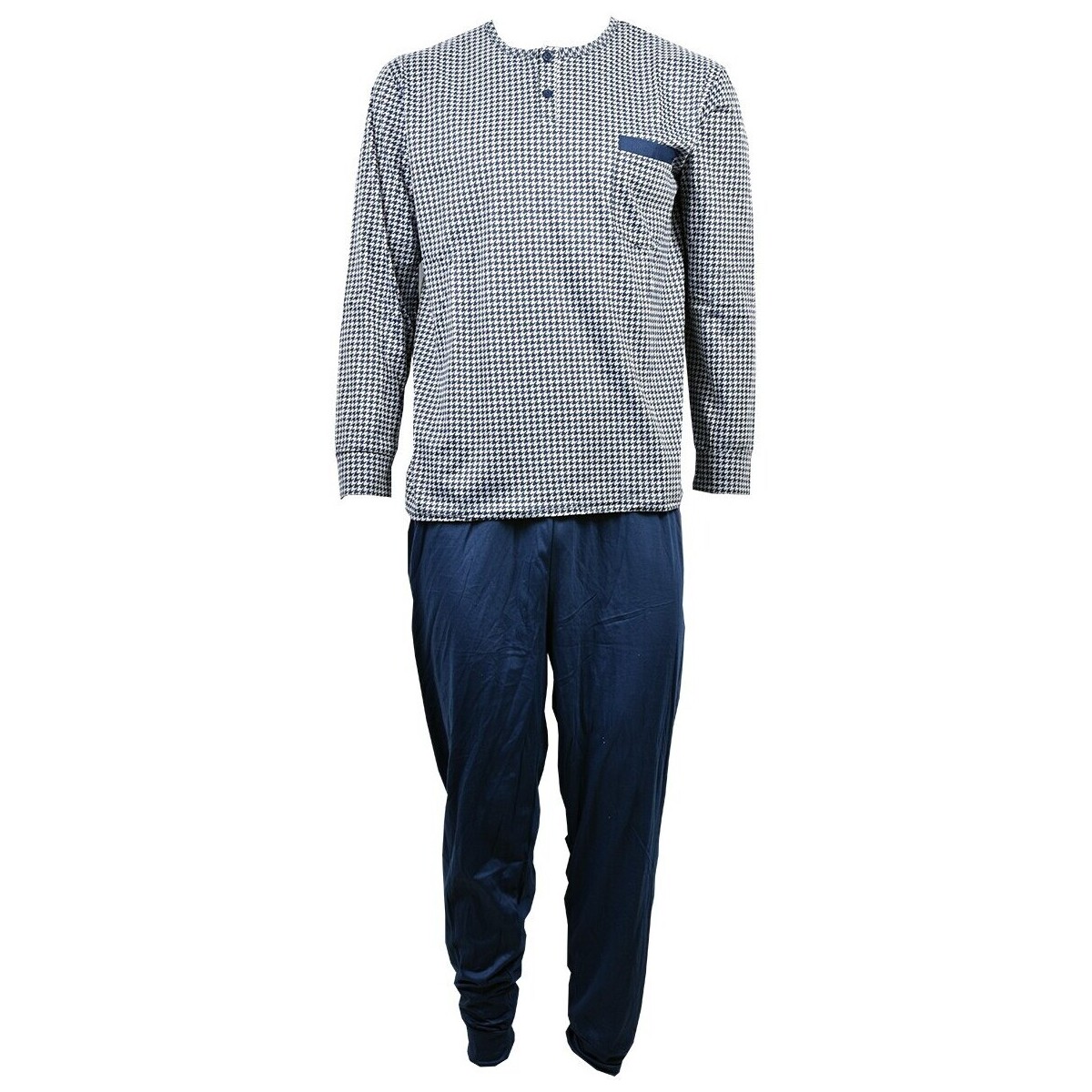 Vêtements Homme Pyjamas / Chemises de nuit Ozabi Pyjama Homme Long Eco Multicolore