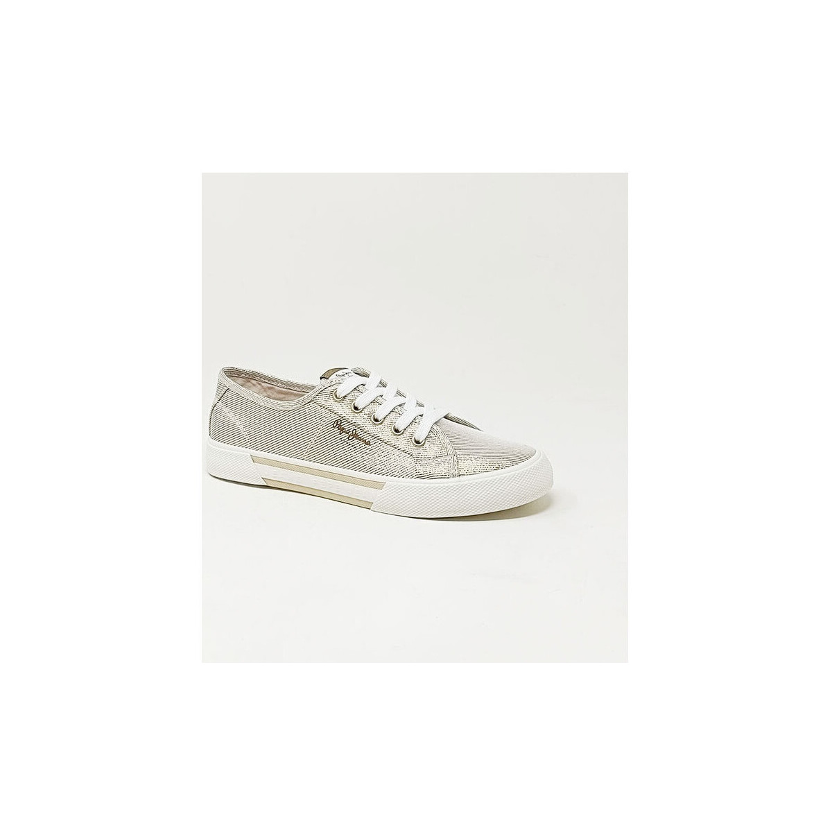 Chaussures Baskets mode Pepe jeans BASKET BRADY PARTY OR Doré