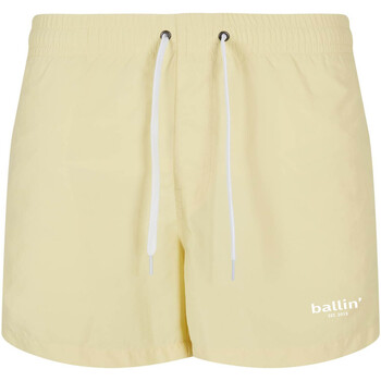Vêtements Homme Maillots / Shorts de bain Ballin Est. 2013 Small Logo Zwembroek Jaune