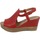 Chaussures Femme Sandales et Nu-pieds Lux E7590.11 Rouge