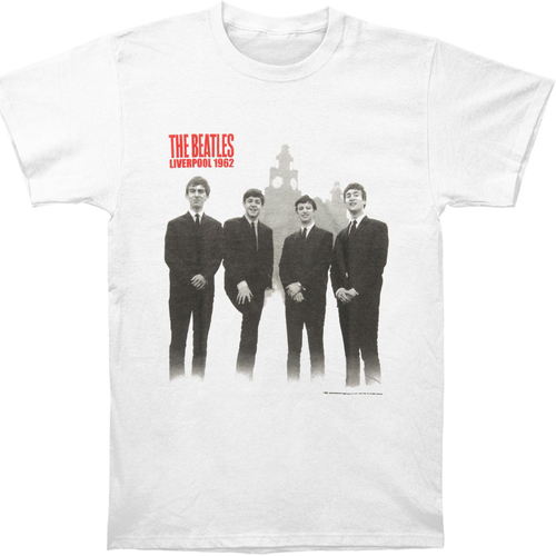Vêtements Femme T-shirts manches longues The Beatles In Liverpool Blanc