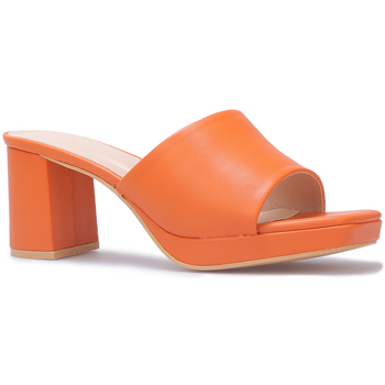 La Modeuse 66623_P155190 Orange - Chaussures Tongs Femme 23,99 €