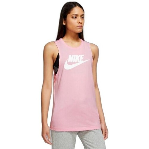 Vêtements Femme Débardeurs / T-shirts sans manche Nike CAMISETA DE TIRANTES MUJER  SPORTSWEAR CW2206 Rose