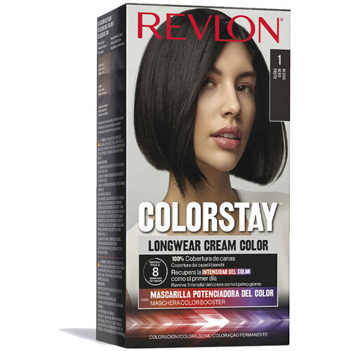 Beauté Femme Colorations Revlon Coloration Permanente Colorstay 1-noir 