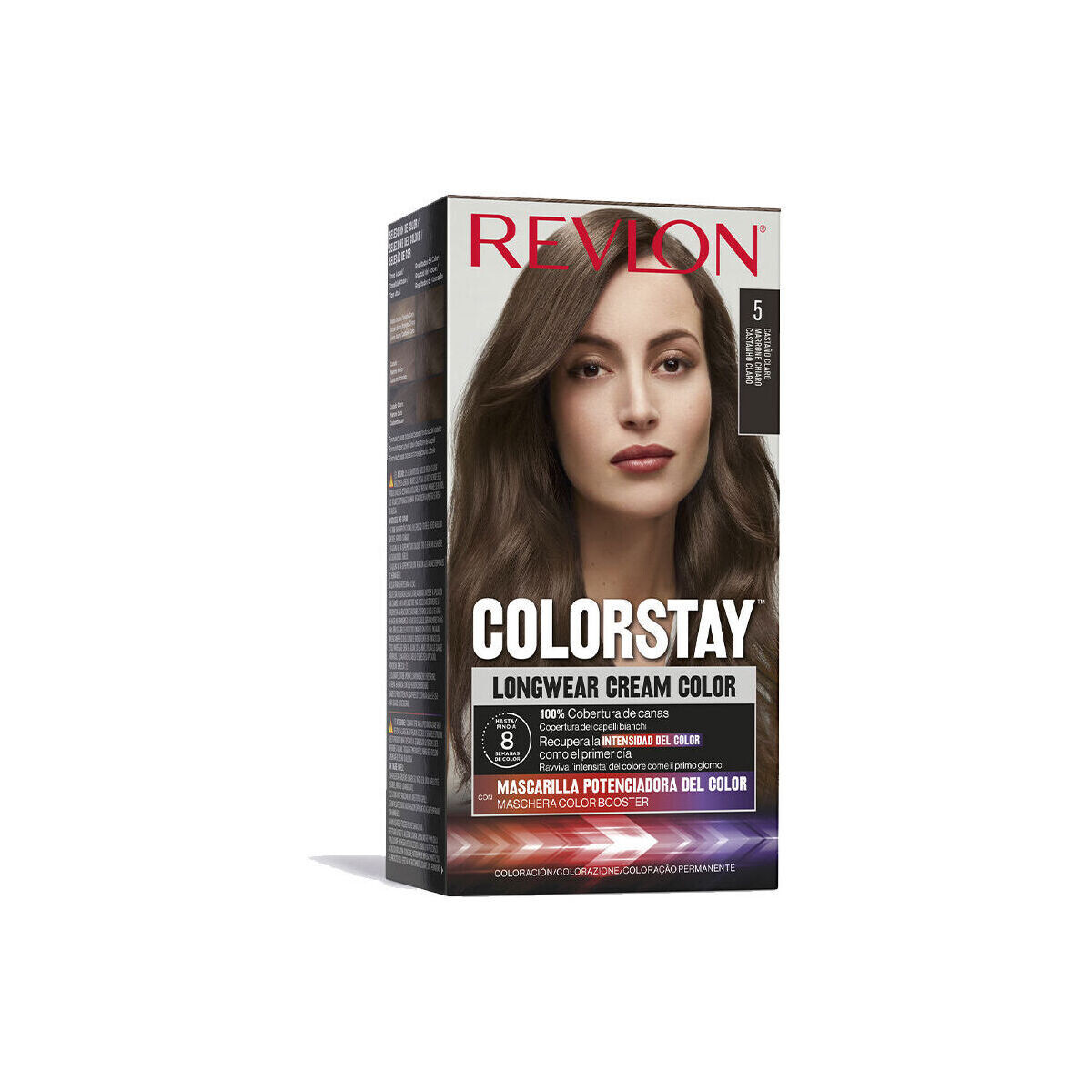 Beauté Femme Colorations Revlon Coloration Permanente Colorstay 5-brun Clair 
