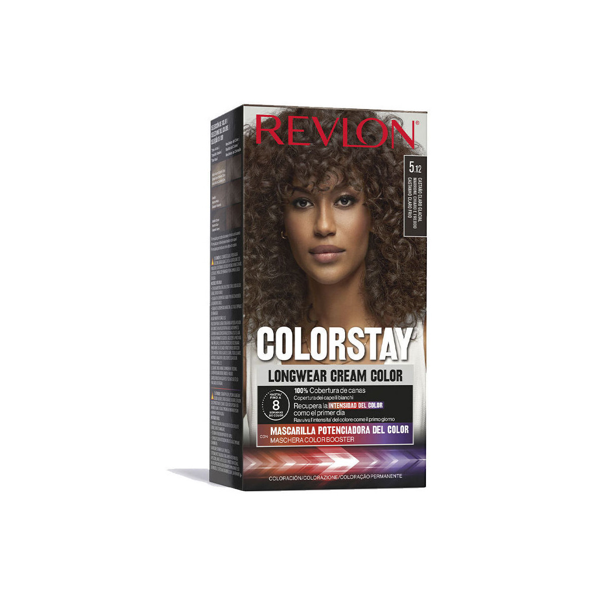 Beauté Femme Colorations Revlon Coloration Permanente Colorstay 5.12-châtaigne Glaciaire 