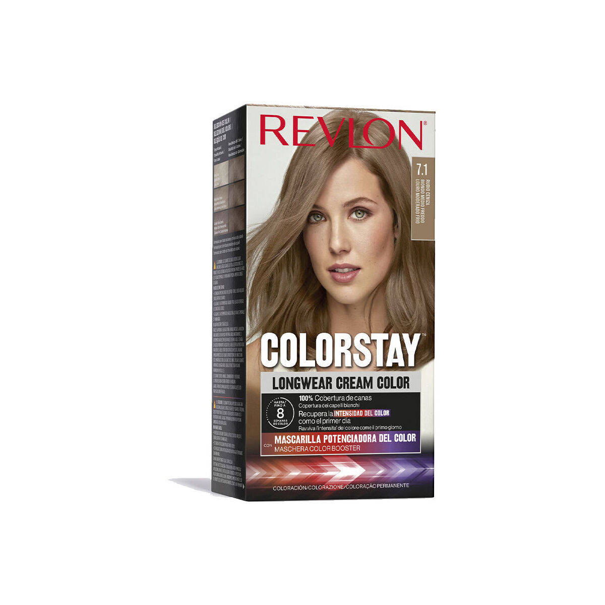 Beauté Femme Colorations Revlon Coloration Permanente Colorstay 7.1-blond Cendré 