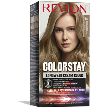 Beauté Femme Colorations Revlon Coloration Permanente Colorstay 8.13-blond Clair Beige 