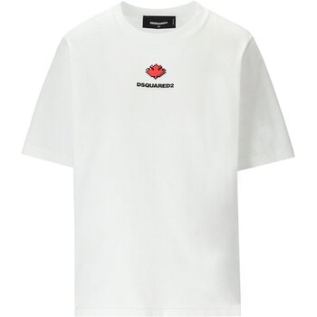 Vêtements Femme T-shirts & Polos Dsquared Easy Fit Blanc