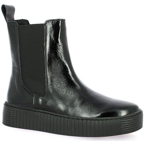 So Send Boots cuir vernis Noir - Chaussures Boot Femme 119,00 €