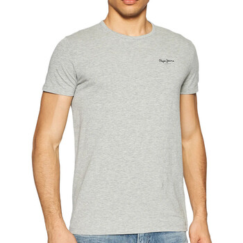 Vêtements Homme T-shirts manches courtes Pepe Stretchs PM506153 Gris