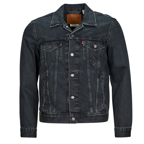 Levi's THE TRUCKER JACKET Noir - Livraison Gratuite | Spartoo ! - Vêtements  Vestes en jean Homme 103,20 €