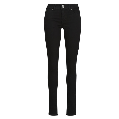 Vêtements Femme Curve Jeans skinny Levi's 711 DOUBLE BUTTON Noir