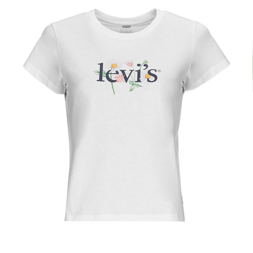 Vêtements Femme T-shirts Urchins manches courtes Levi's GRAPHIC AUTHENTIC TSHIRT Blanc