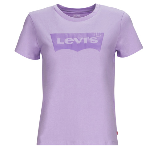 Vêtements Femme T-shirts Urchins manches courtes Levi's THE PERFECT TEE Lilas