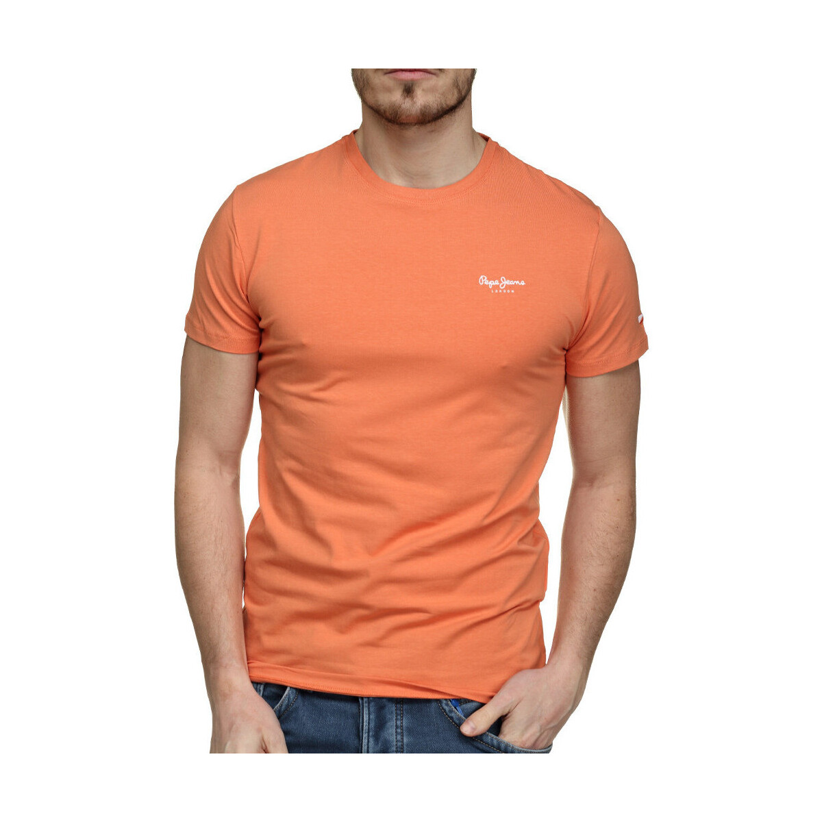 Vêtements Homme T-shirts & Polos Pepe jeans PM508663 Orange