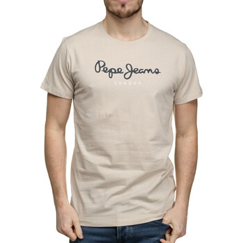 Vêtements Homme T-shirts manches courtes Pepe jeans PM508208 Beige