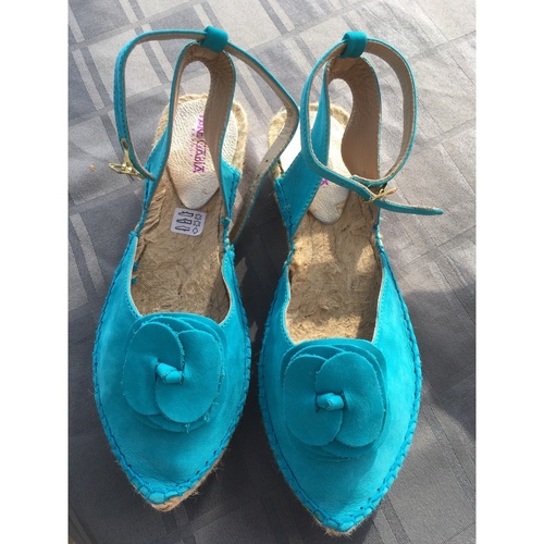 Chaussures Femme Sandales et Nu-pieds Pare Gabia Linge de maison Bleu