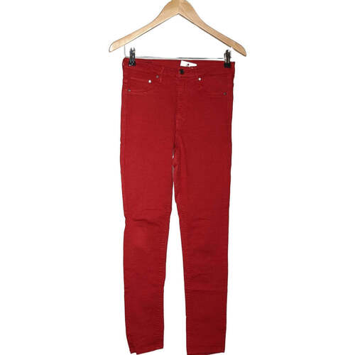Vêtements Femme Jeans H&M jean slim femme  36 - T1 - S Rouge Rouge