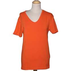 Vêtements Femme Tops / Blouses Zara Top Manches Courtes  36 - T1 - S Orange