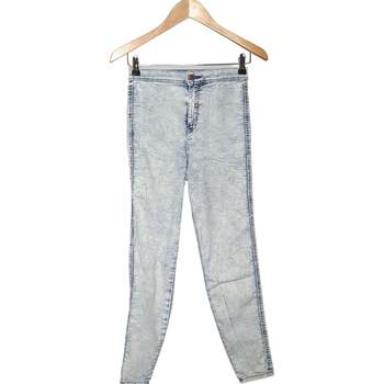 Vêtements Femme Pantalons Bershka Pantalon Slim Femme  34 - T0 - Xs Bleu