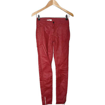 Vêtements Femme Pantalons Teddy Smith pantalon slim femme  34 - T0 - XS Rouge Rouge