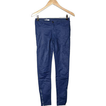 Vêtements Femme Pantalons Teddy Smith pantalon slim femme  36 - T1 - S Bleu Bleu