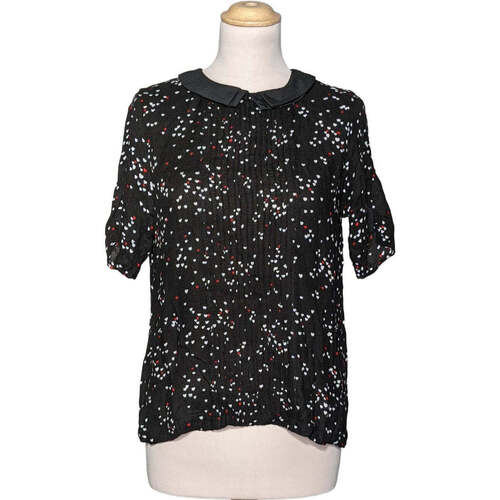 Vêtements Femme T-shirts & Polos Promod top manches courtes  36 - T1 - S Noir Noir