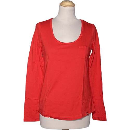 Vêtements Femme Gilets / Cardigans Esprit top manches longues  36 - T1 - S Rouge Rouge