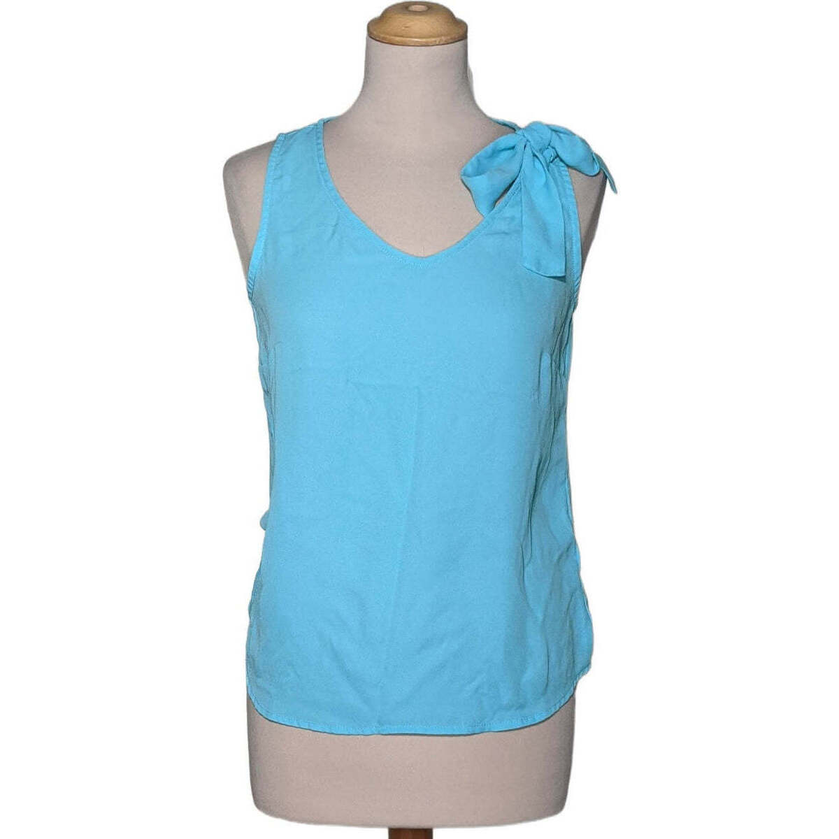 Vêtements Femme Débardeurs / T-shirts sans manche Morgan débardeur  36 - T1 - S Bleu Bleu