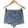 Vêtements Femme Shorts Branca / Bermudas Missguided short  34 - T0 - XS Bleu Bleu