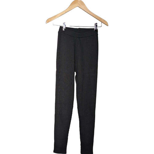 Vêtements Femme Pantalons Zara pantalon droit femme  36 - T1 - S Noir Noir